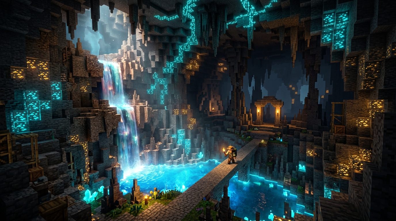 Oddhaven Underground Procedural Cavern